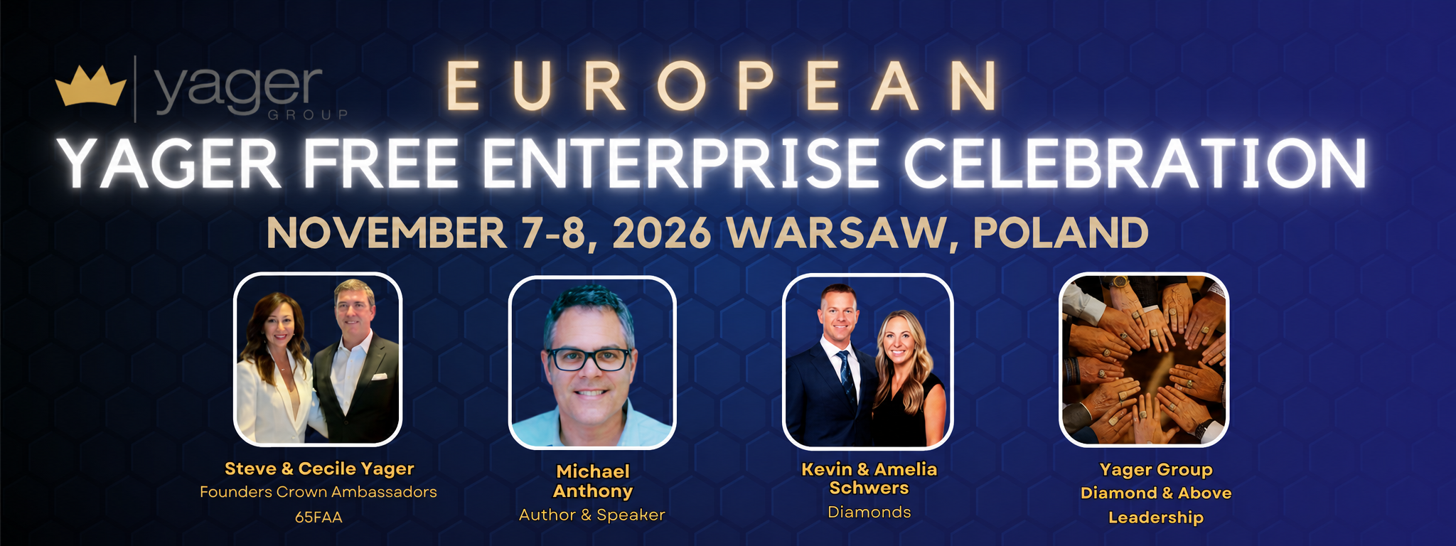 European Yager Free Enterprise Celebration 2026 – November 7-8, Warsaw, Poland
